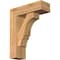 Ekena Millwork Balboa Block Smooth Bracket w/ Offset Brace, Western Red Cedar, 5 1/2"W x 16"D x 20"H BKT0604X16X20BOA05SWR - alternate 1